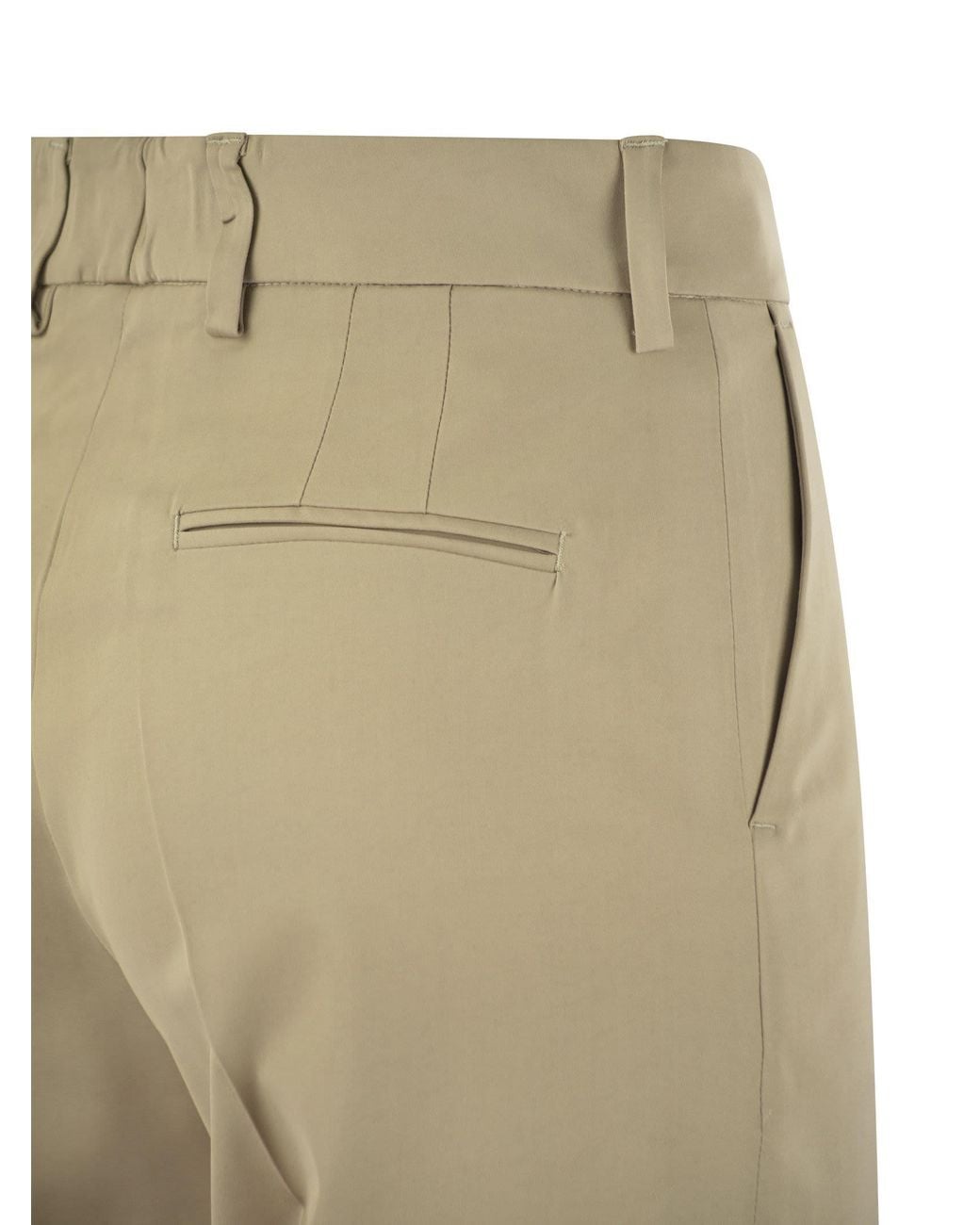 PT Torino Natural Ambra Stretch Viscose Trousers