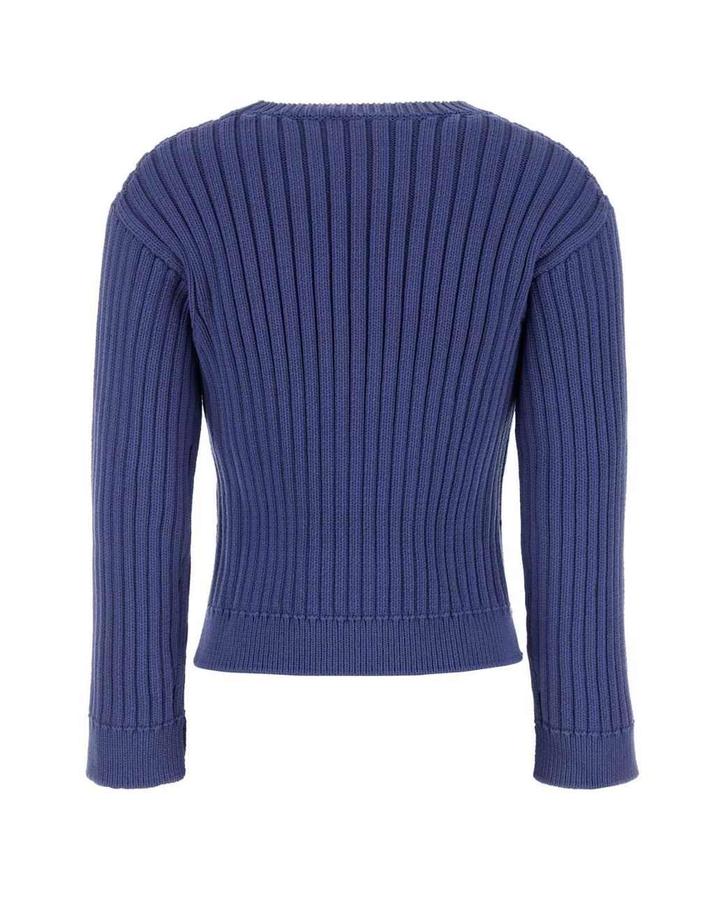 Marni Blue Cerulean Cotton Blend Sweater
