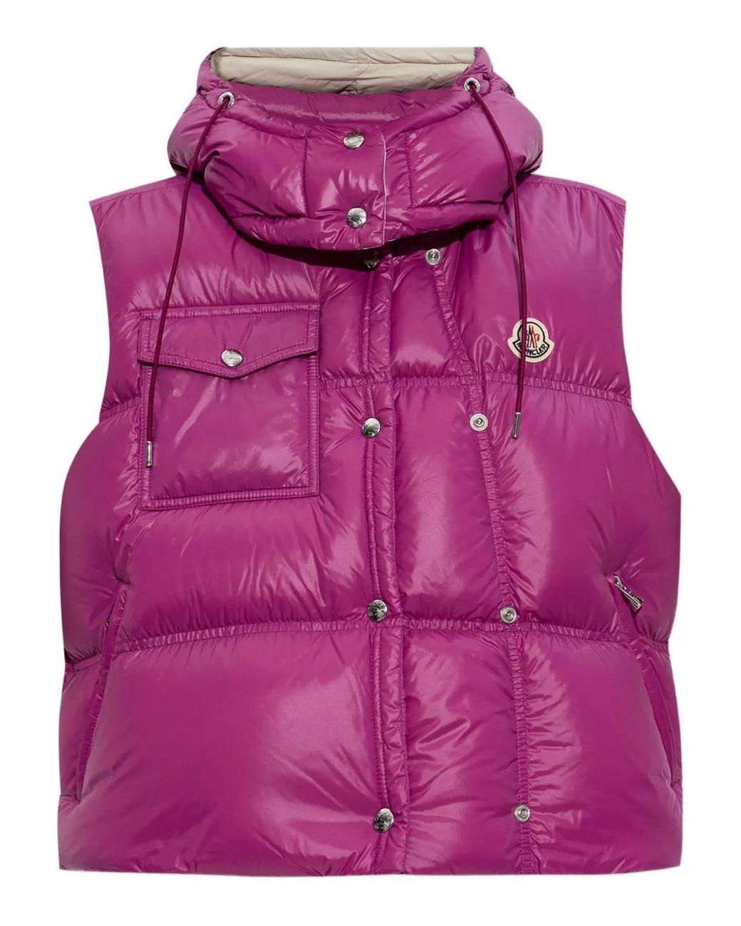 Moncler Pario Bodywarmer in het Purple