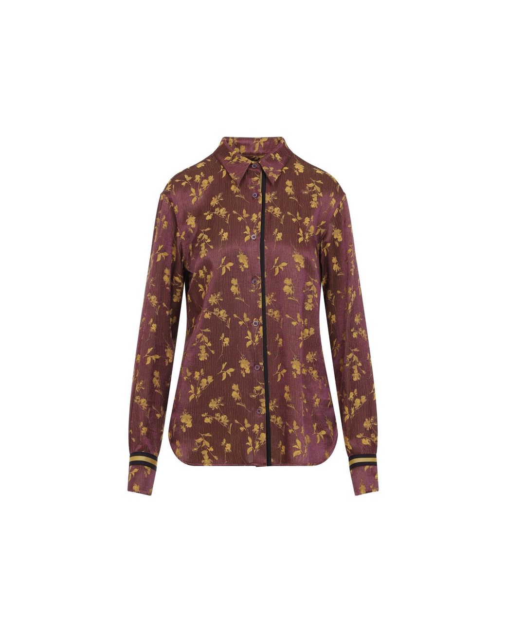 Dries Van Noten Brown Chloris Shirt