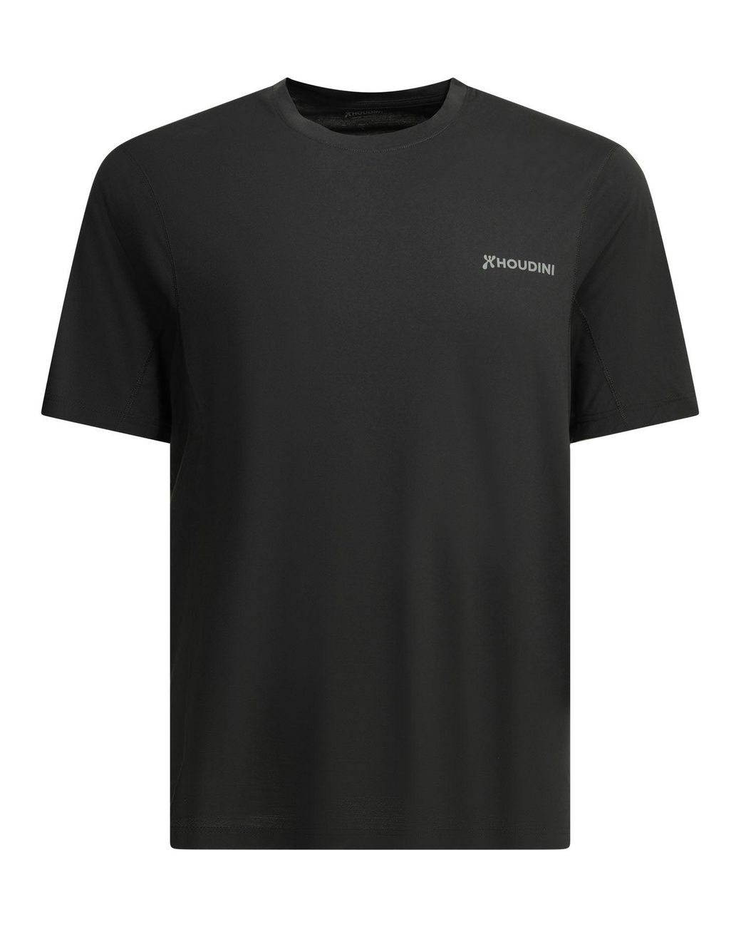 Houdini Sportswear Black "Pace Air Message" Crewneck T Shirt