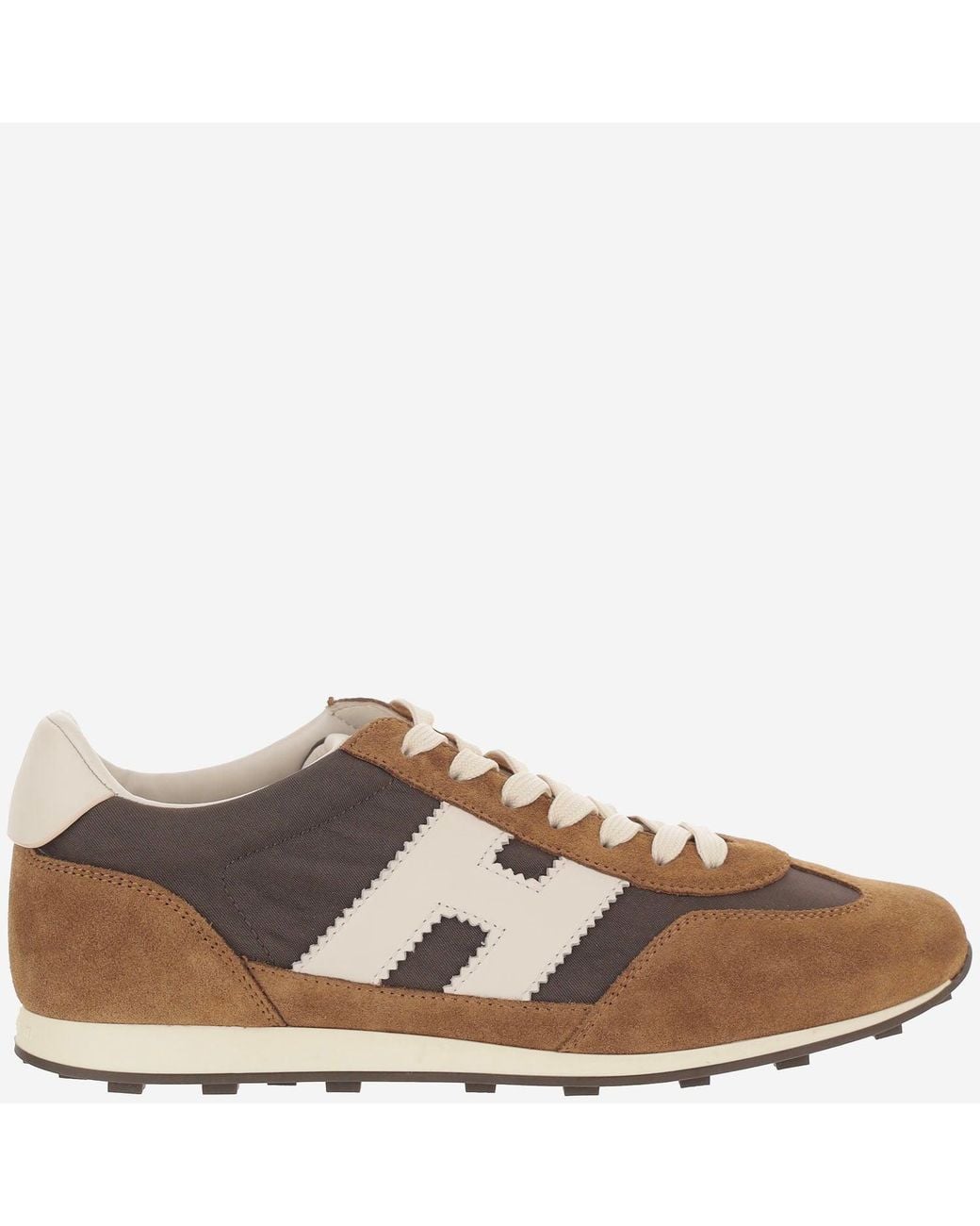 Hogan Brown Athletic Sneakers