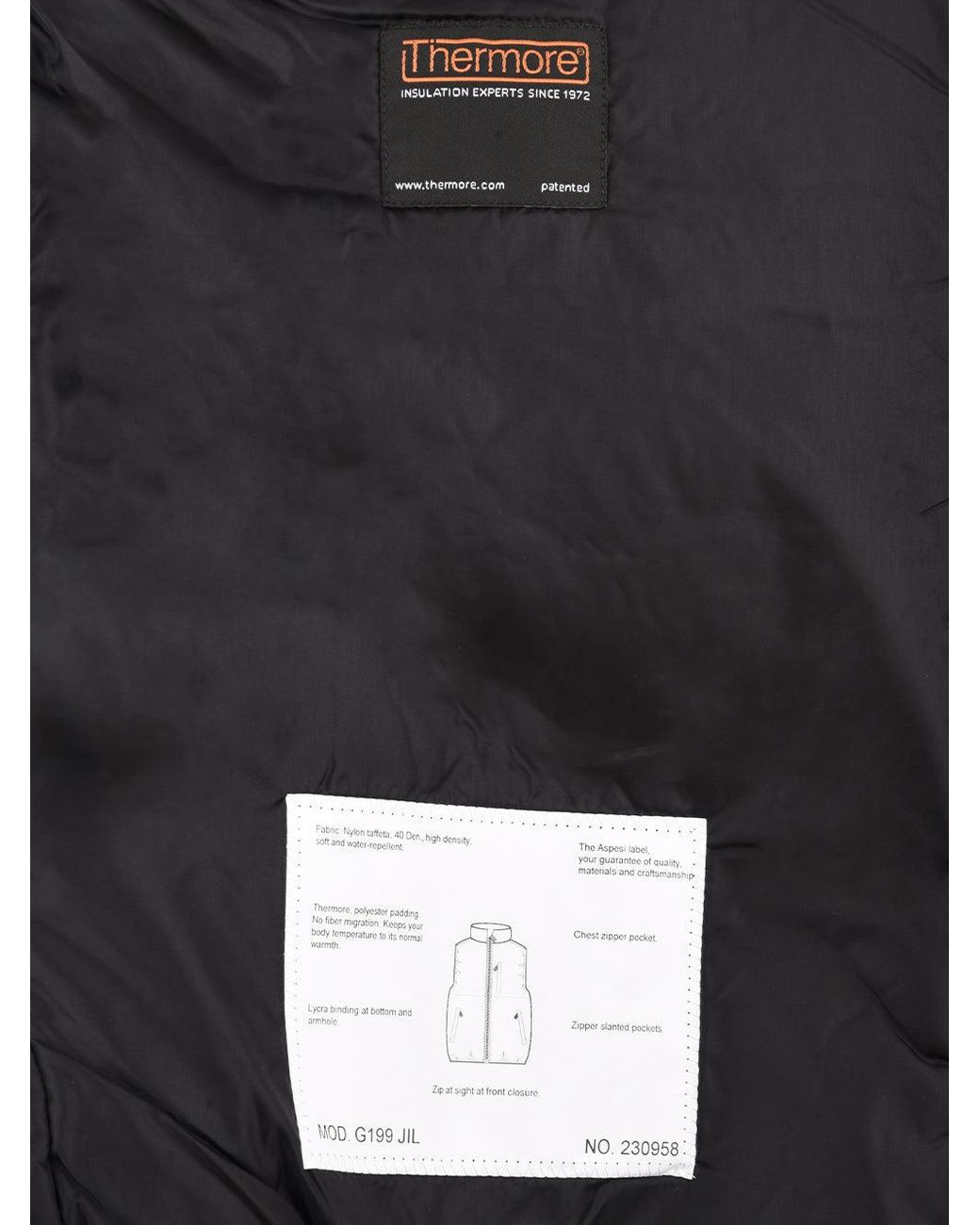 Aspesi Black Jacken schwarz