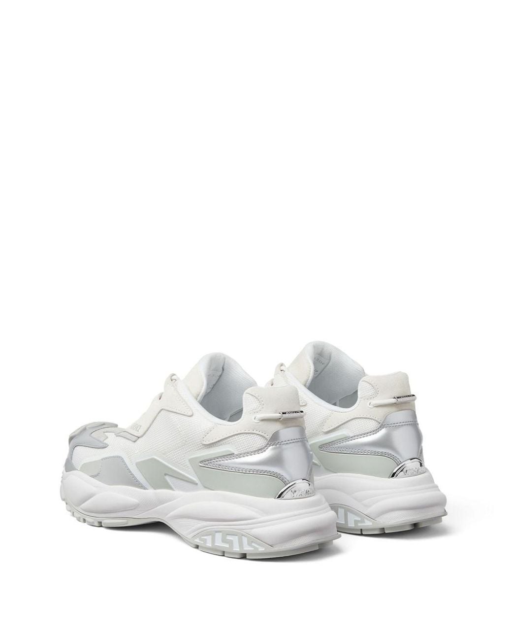 Versace White Mercury M Color Vs Color 04 Leather Sneakers for men
