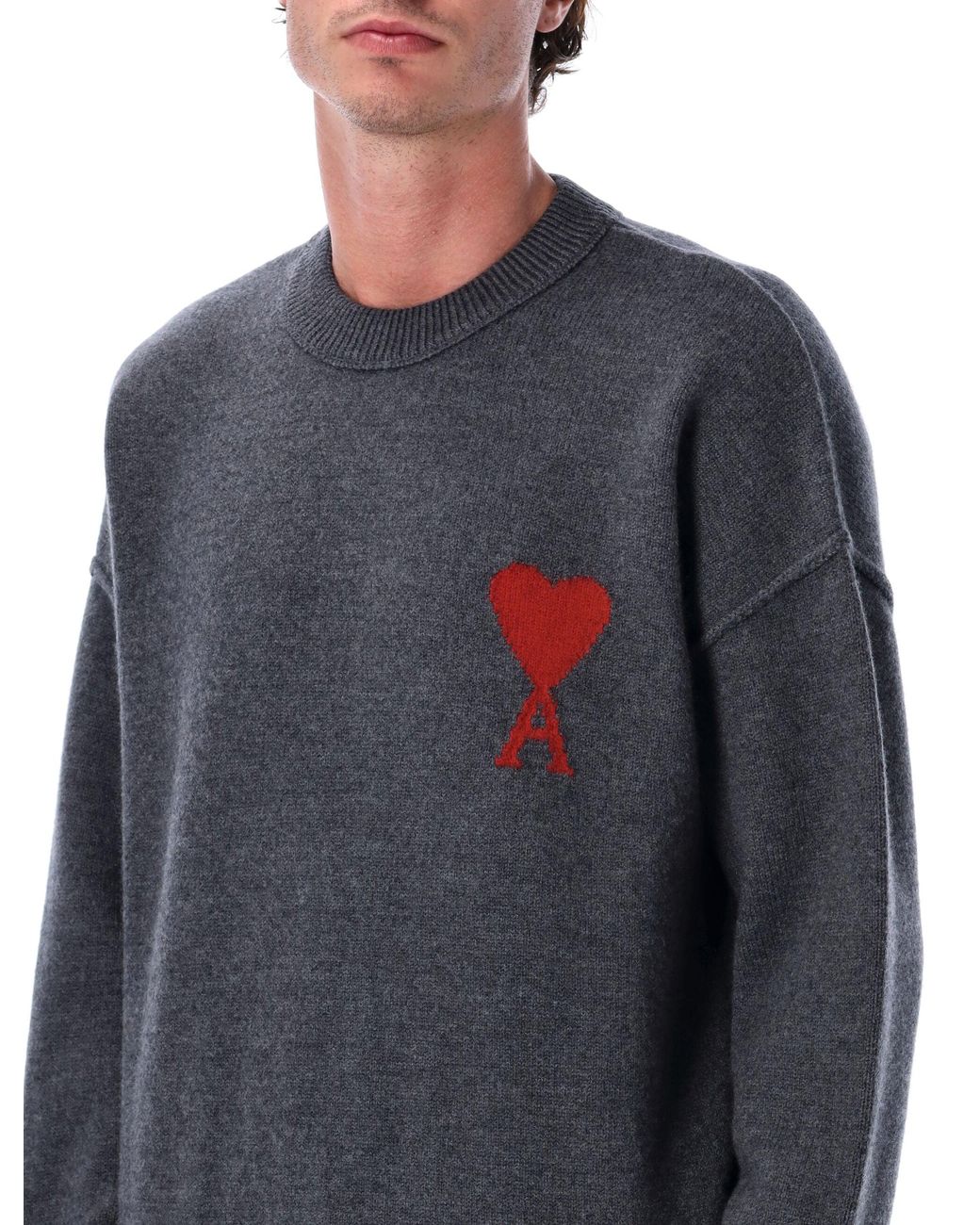 AMI Sweaters Grijs in het Blue