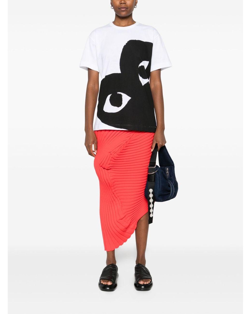 Comme des Garçons Black Heart Cotton T Shirt