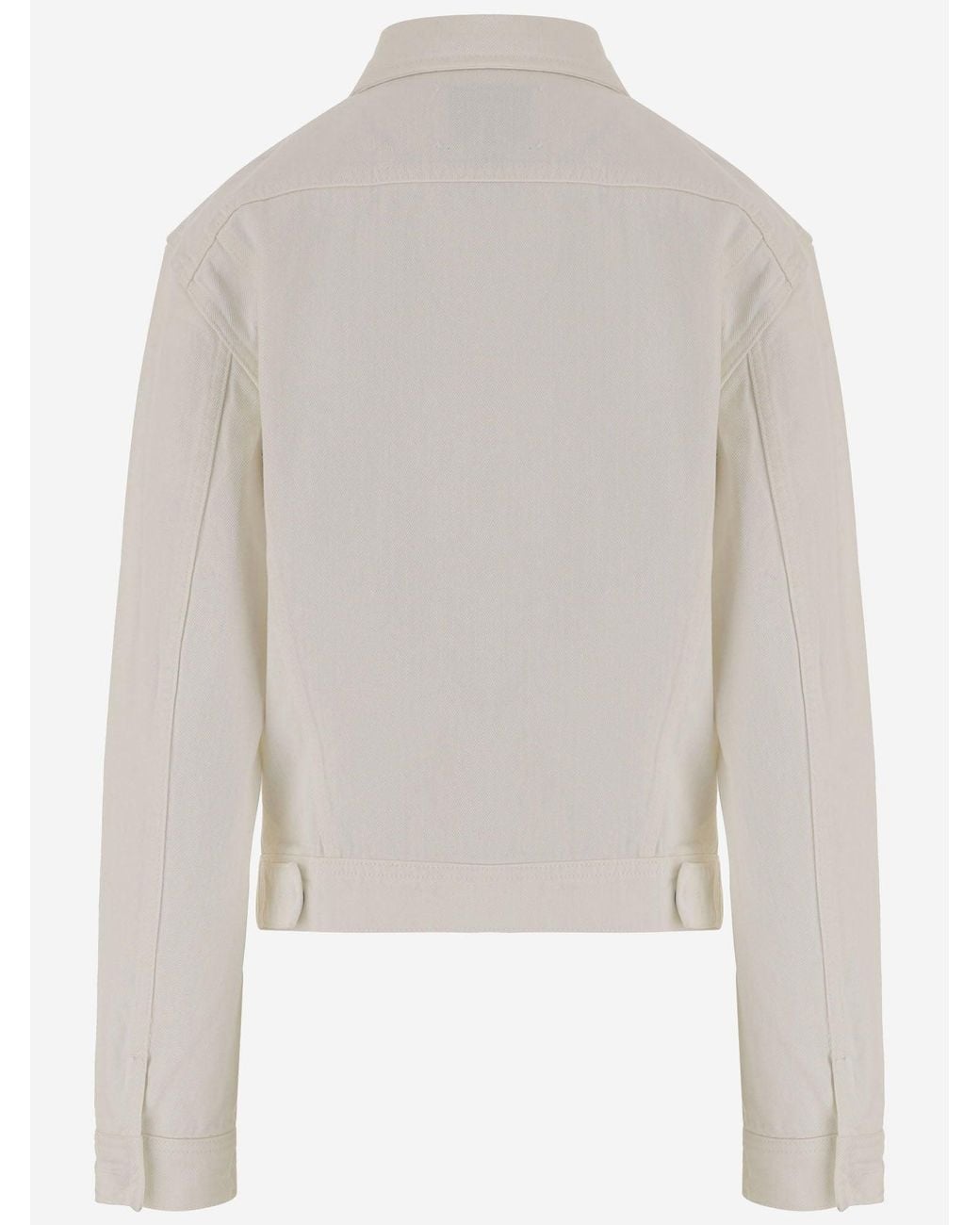 Sa Su Phi White Cotton Jacket