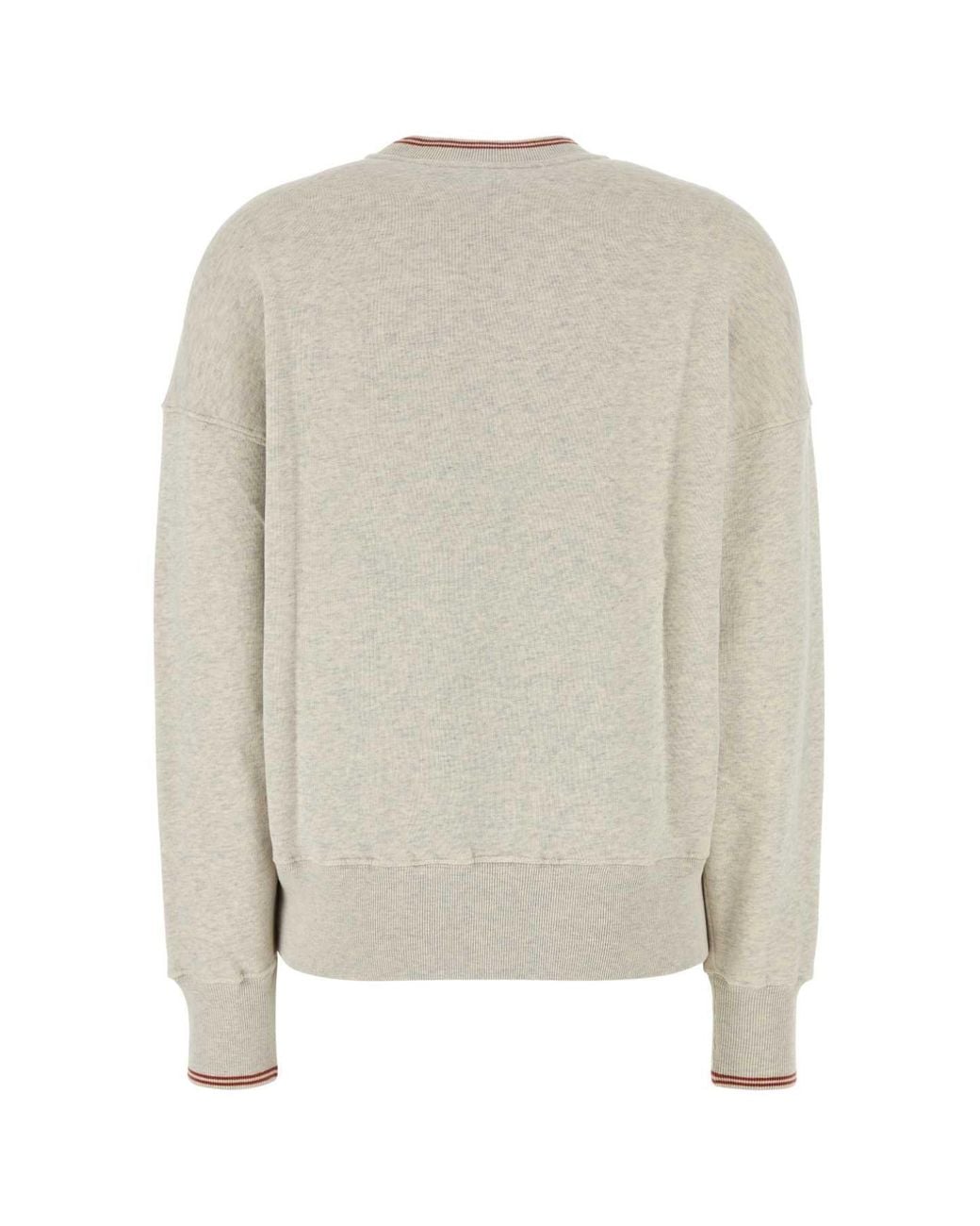 Autry White Melange Light Cotton Main Wom Sweatshirt