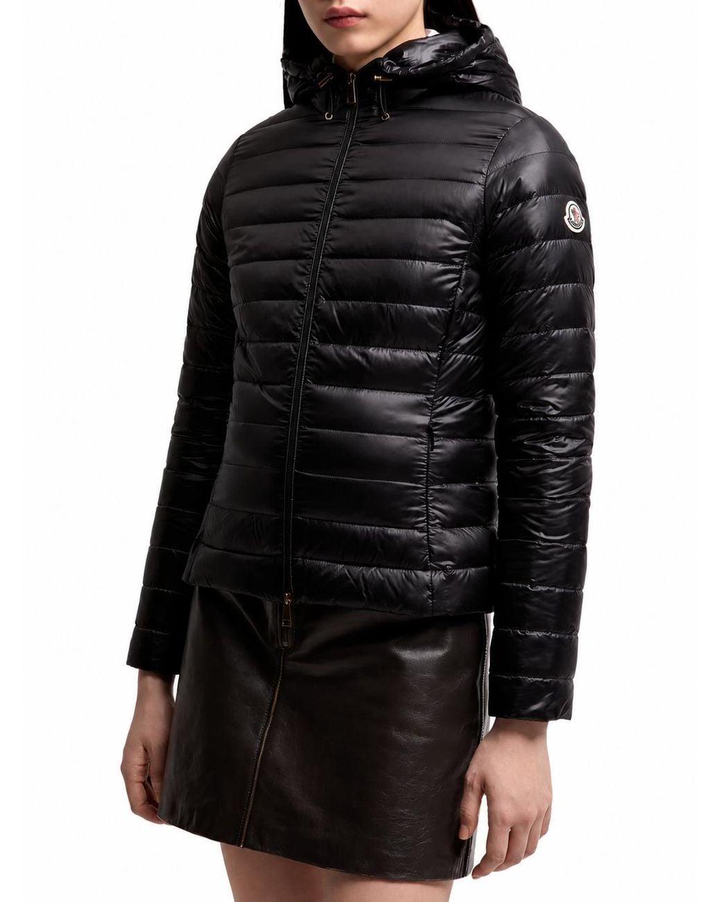 Moncler Igelhood-jas in het Black