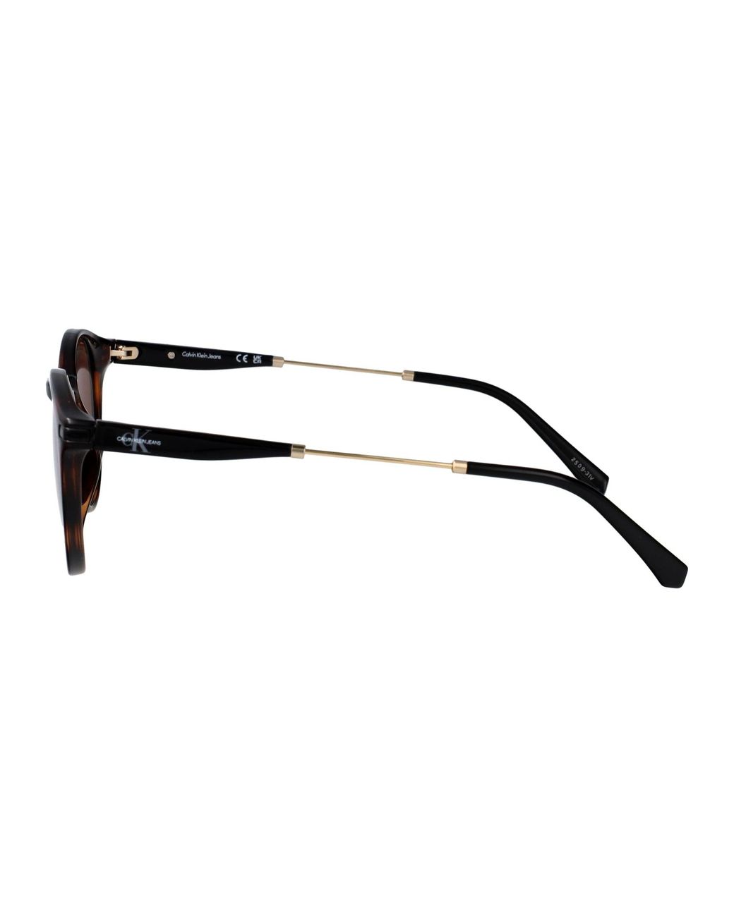 Calvin Klein Brown Injected Sunglasses