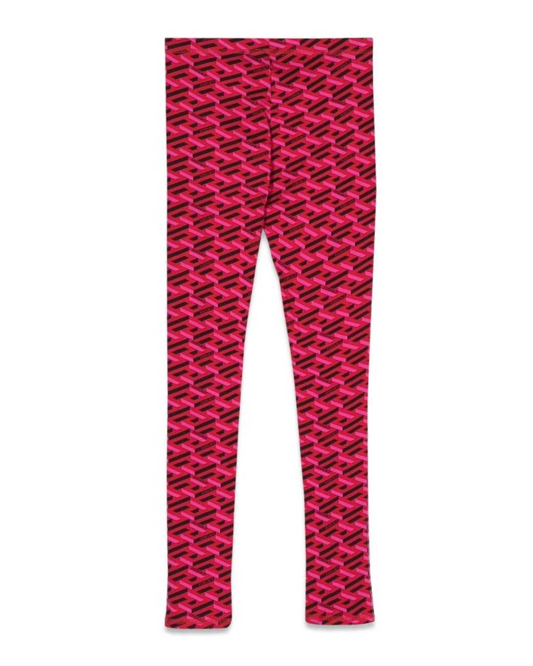 Versace Red Leggings