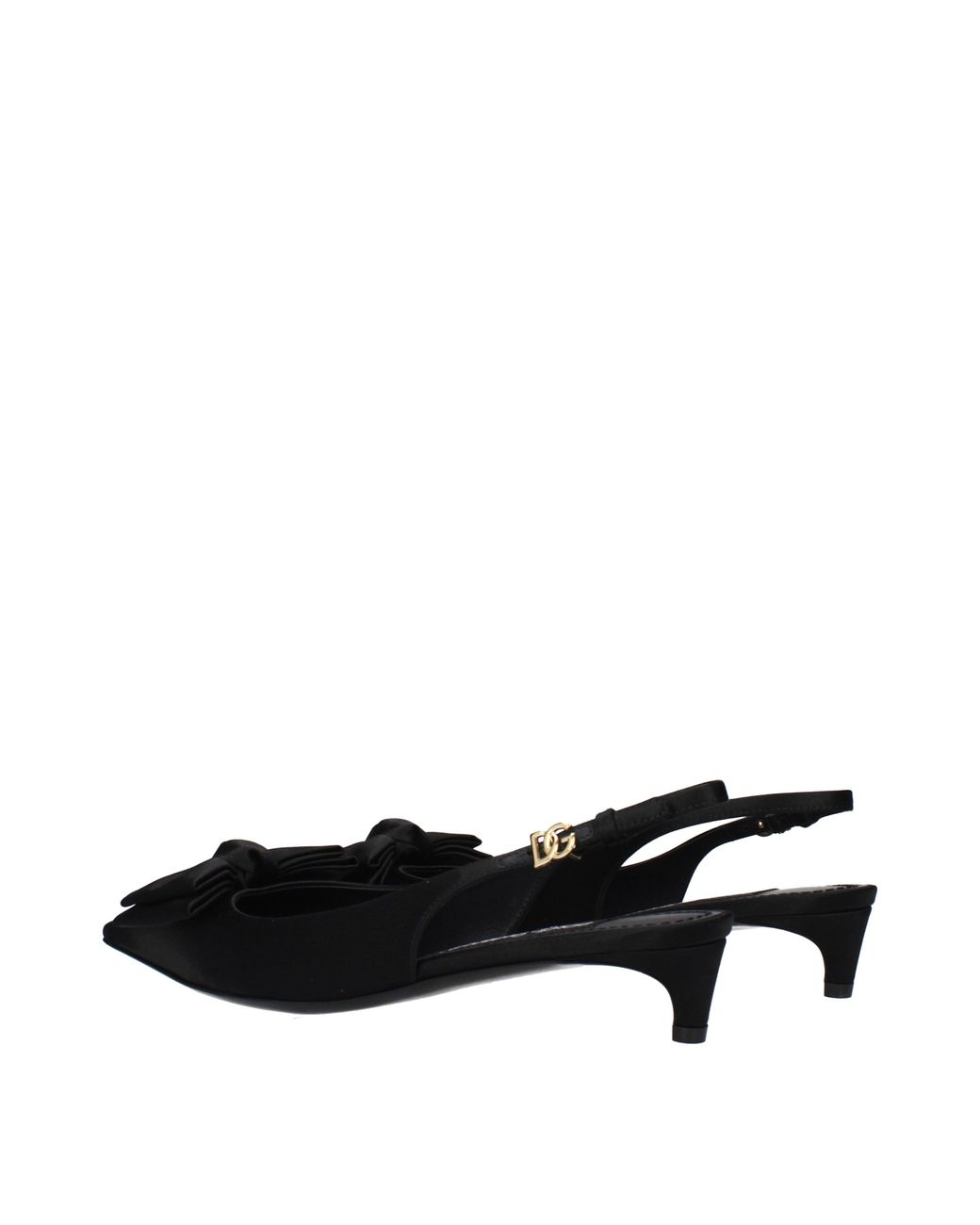 Dolce & Gabbana Black Dolce&Gabbana Satin Sandals