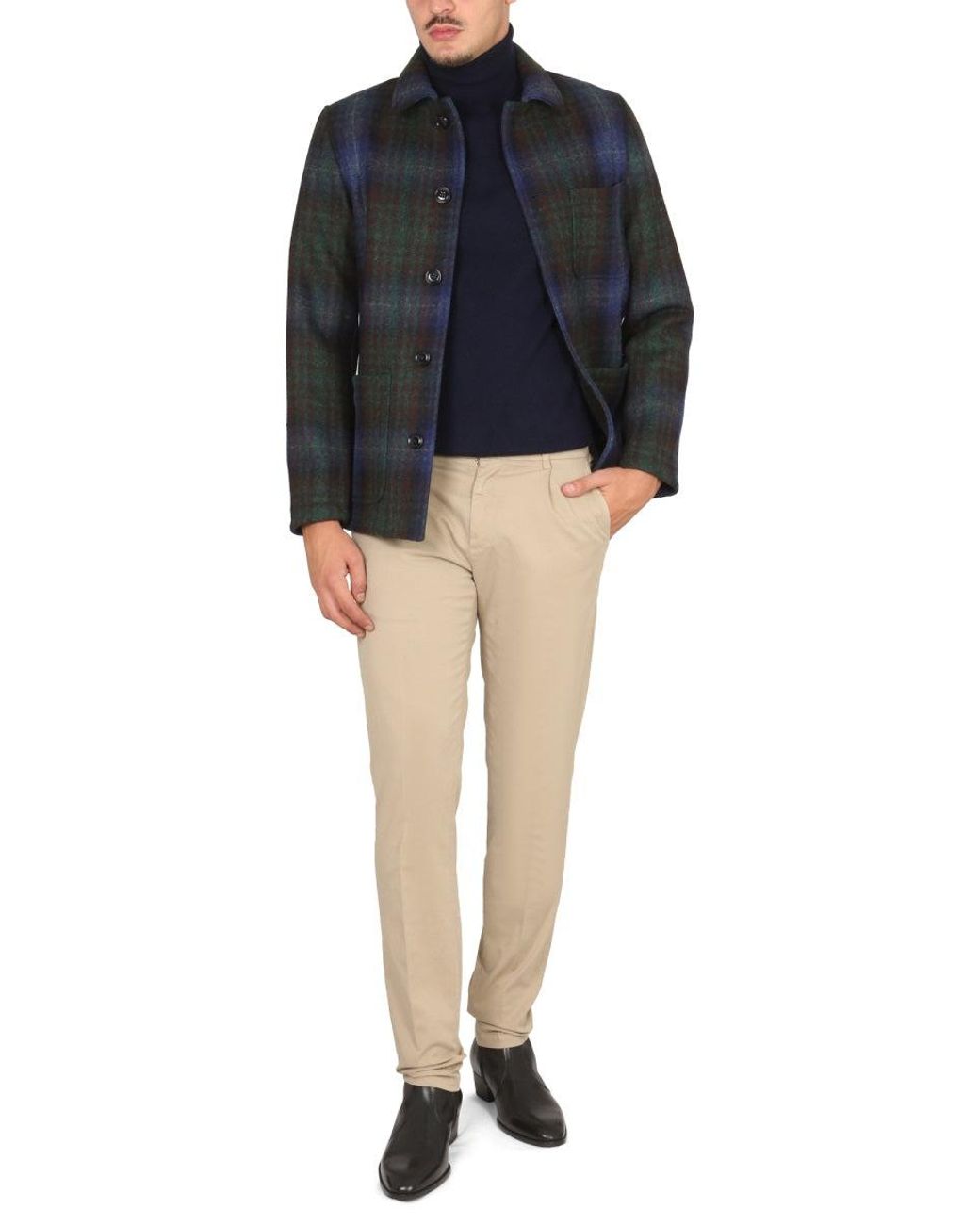 Aspesi Blue Tadao Winter Jacket for men