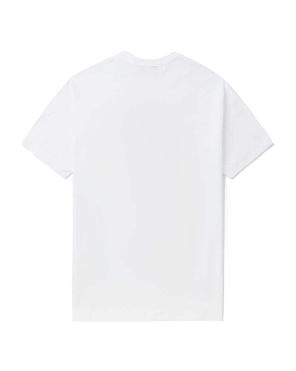 Comme des Garçons White Heart Cotton T Shirt