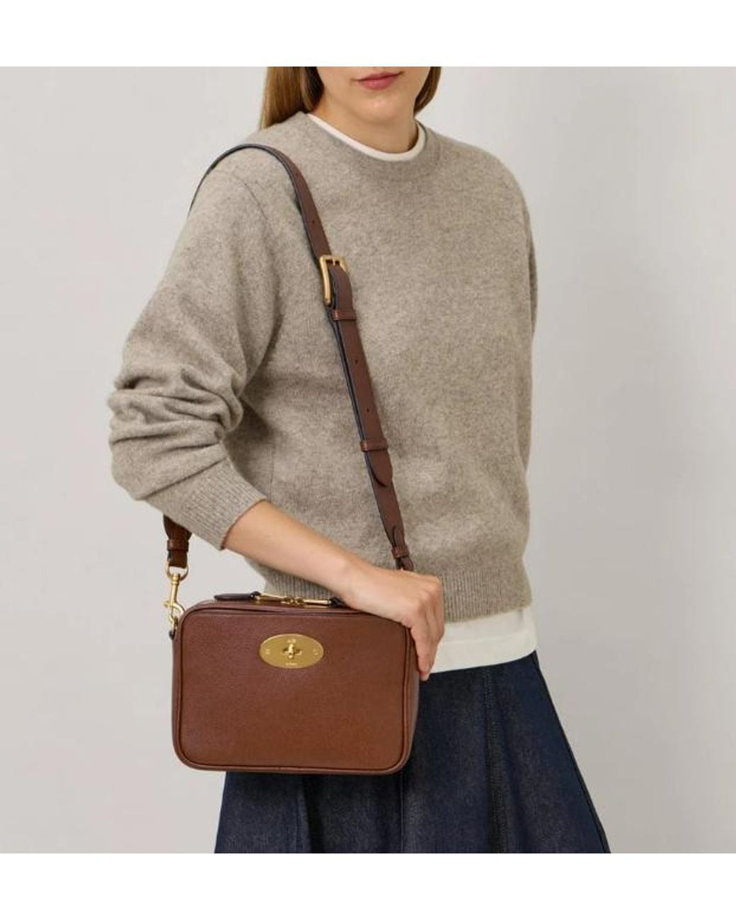 Mulberry Brown Darley Camera Bag Two Tone Scg