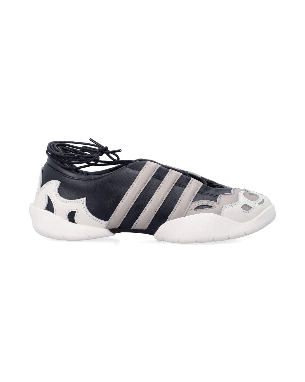 Y-3 Blue Regu Mary Jane Leather Shoes