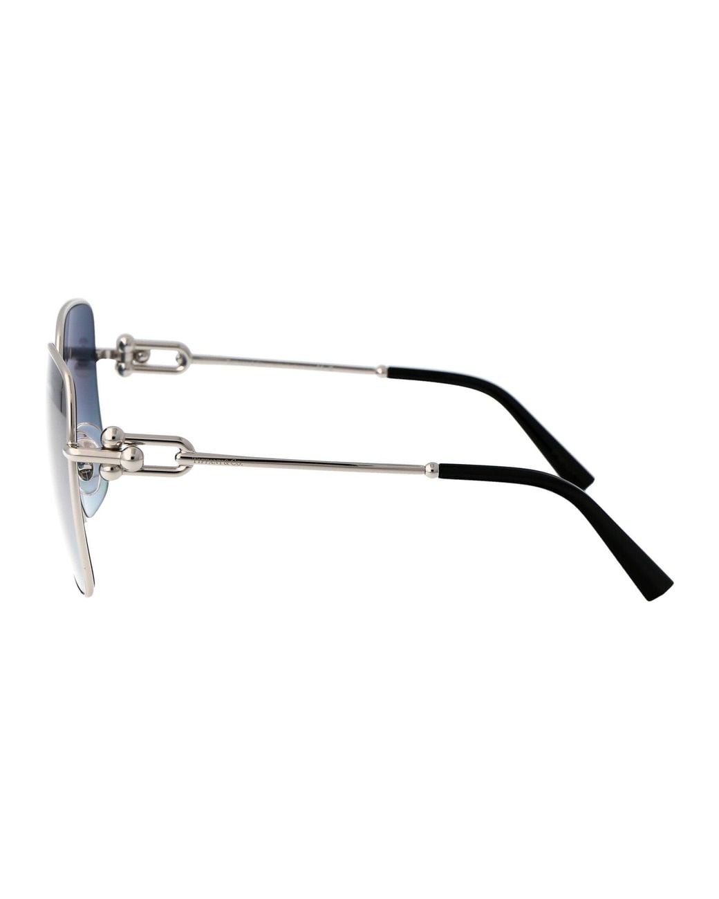 Tiffany & Co Blue Metal Sunglasses