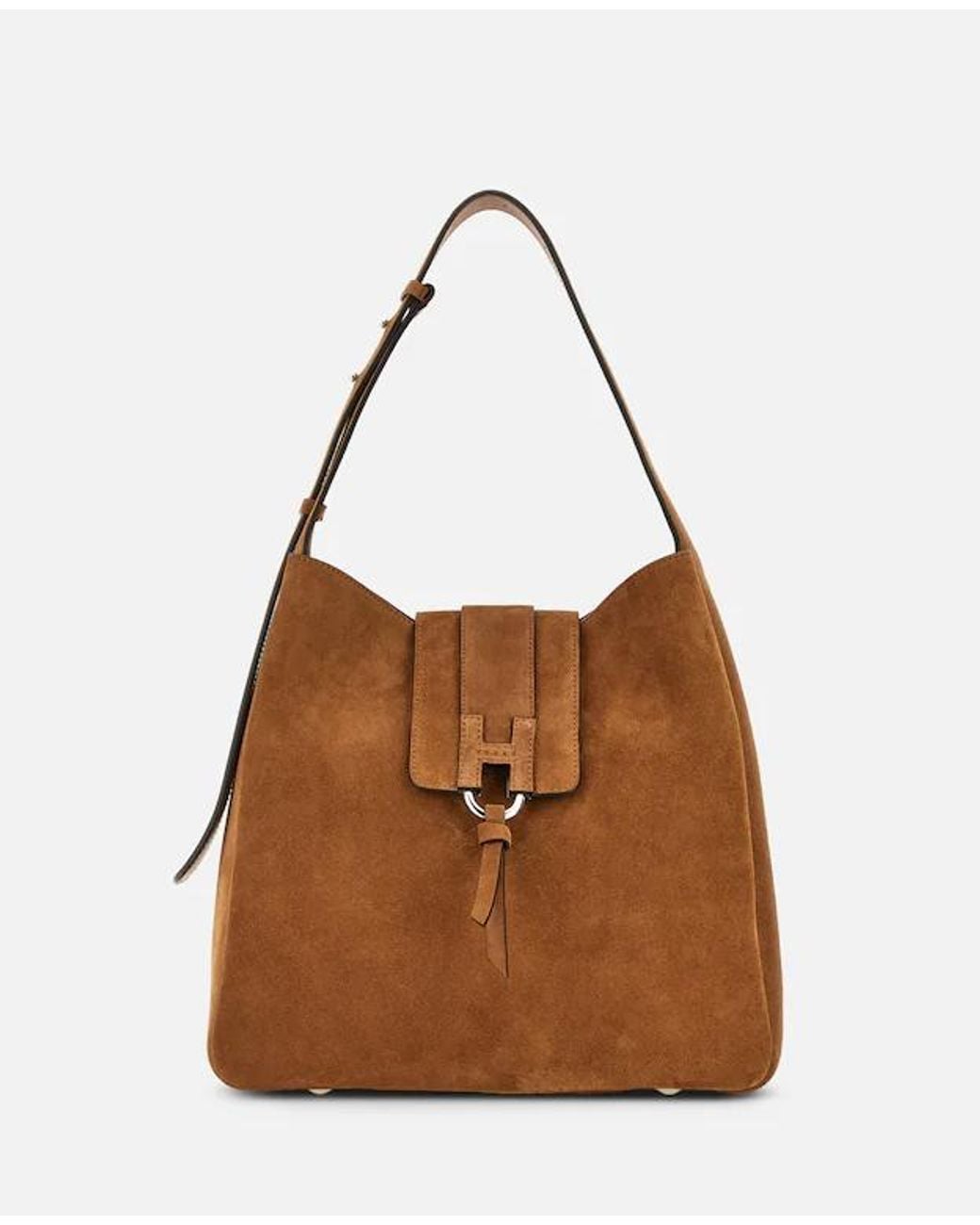 Borsa Hobo di Hogan in Brown