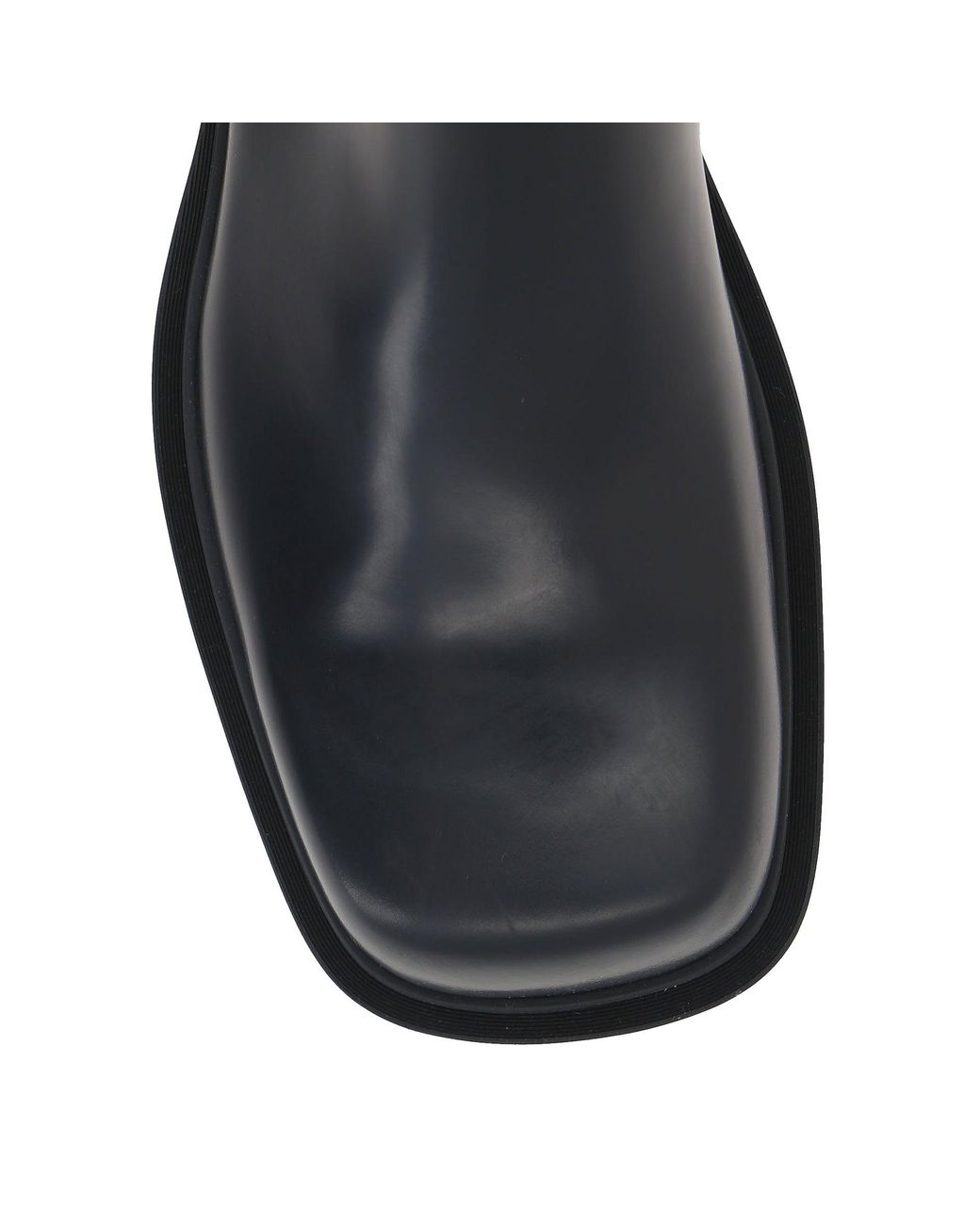 Bottega Veneta Black Leather Ben Ankle Boots for men