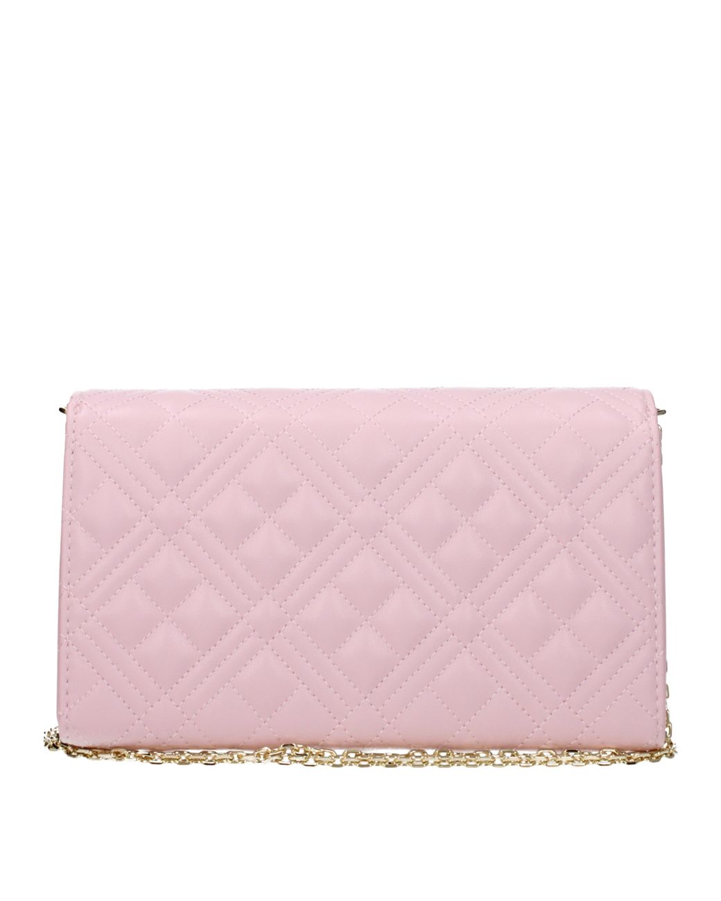 Love Moschino Pink Pochette Donna Poliuretano Rosa/Rosa Cipria for men