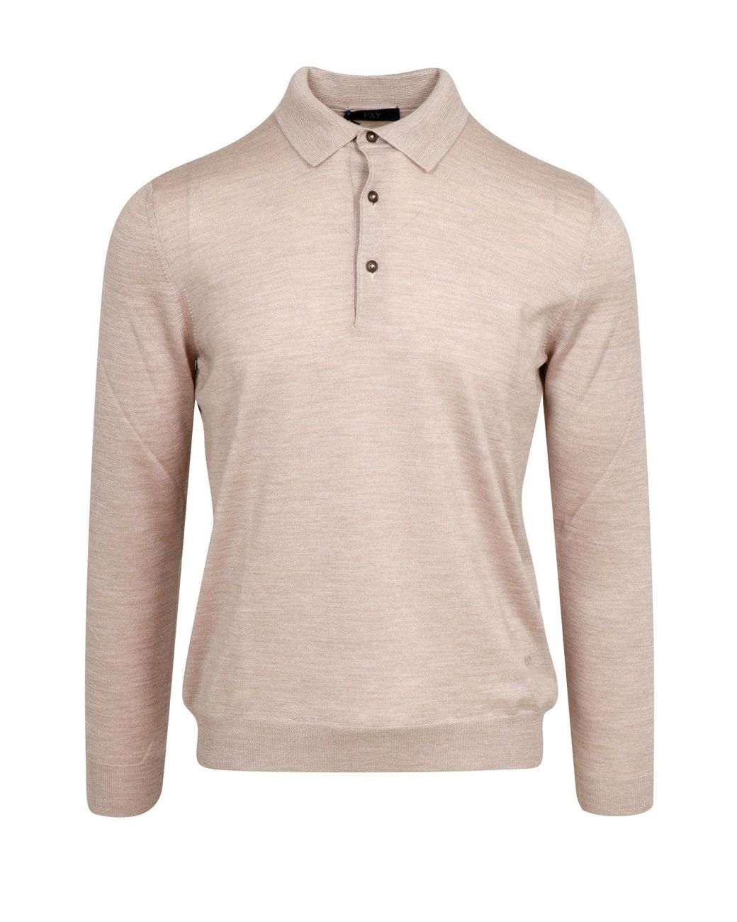 Fay T-shirts En Polo's in het Natural voor heren
