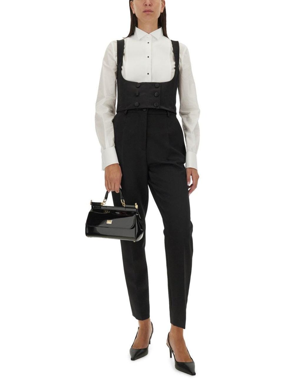 Dolce & Gabbana Black Waistcoats