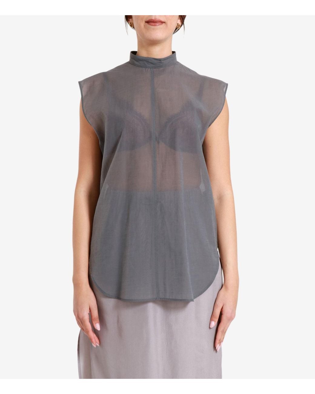 Grifoni Gray Top