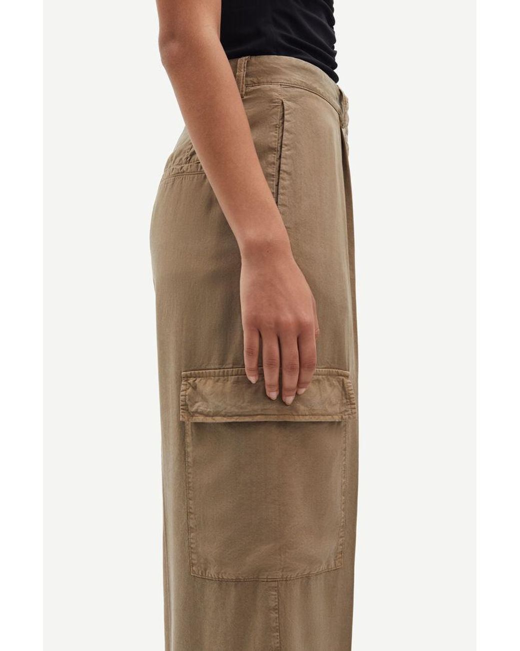 Pantalon Samsøe & Samsøe en coloris Natural