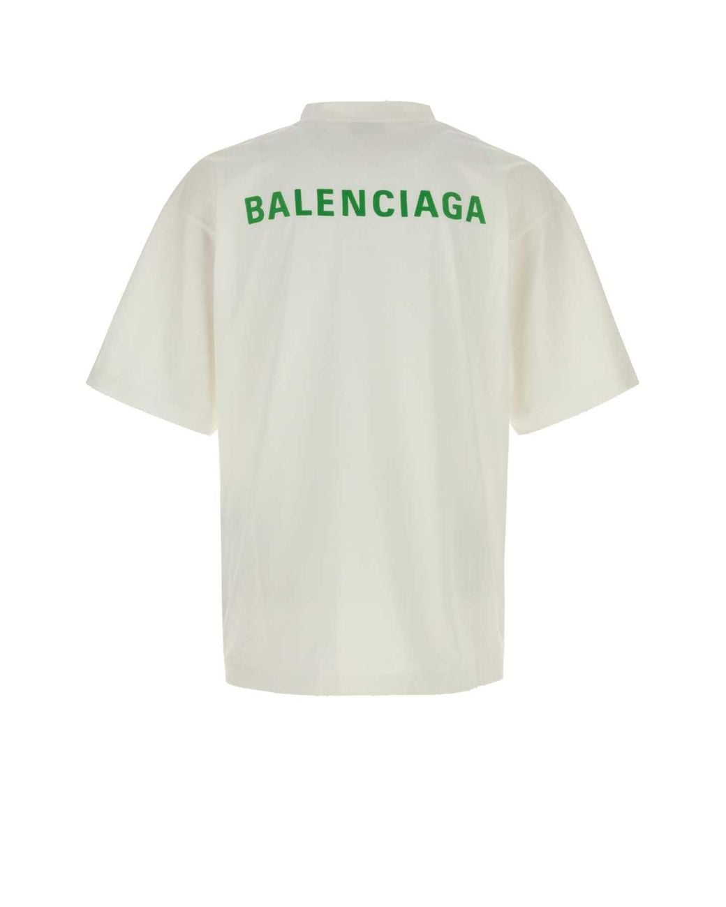 Balenciaga White Cotton T Shirt