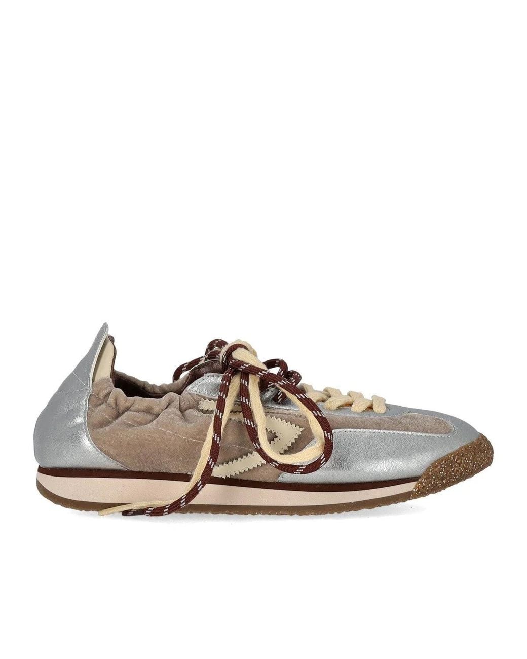 PURAAI Brown 6.02 Panther Velvet Radio Sneaker