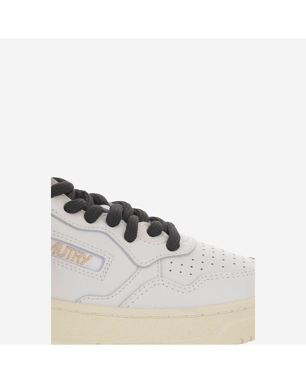 Autry White Sneakers Medalist Low Leather Leather/Rubber Trainers