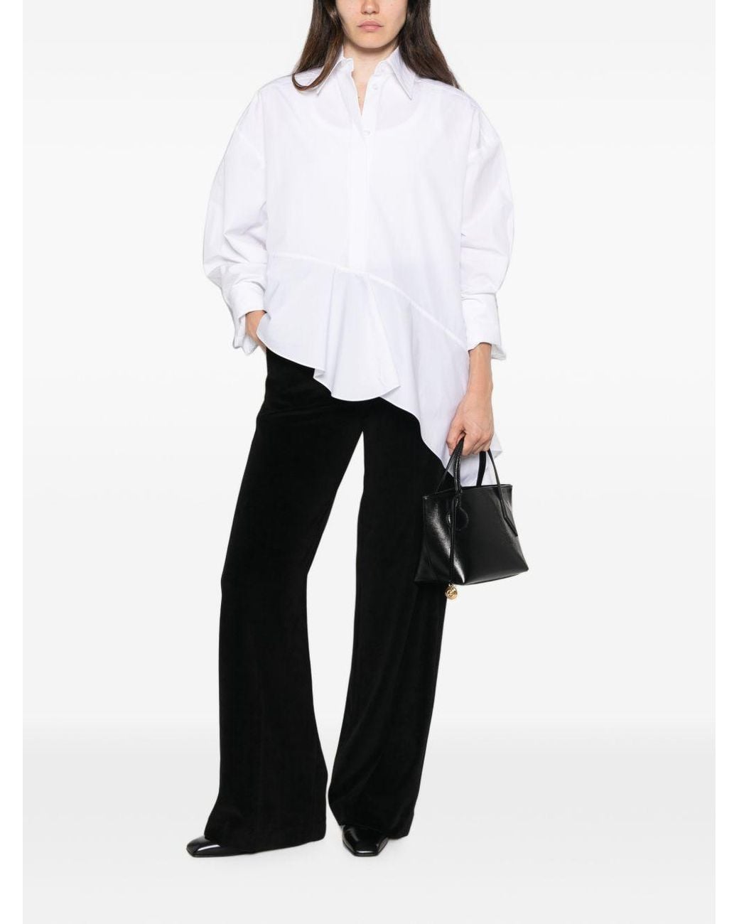 Circolo 1901 Black Cotton Trousers