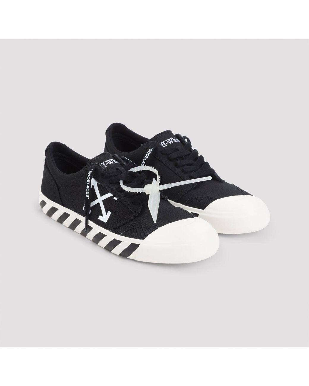 Off-White c/o Virgil Abloh Black M-Vulc Undercut Sneakers