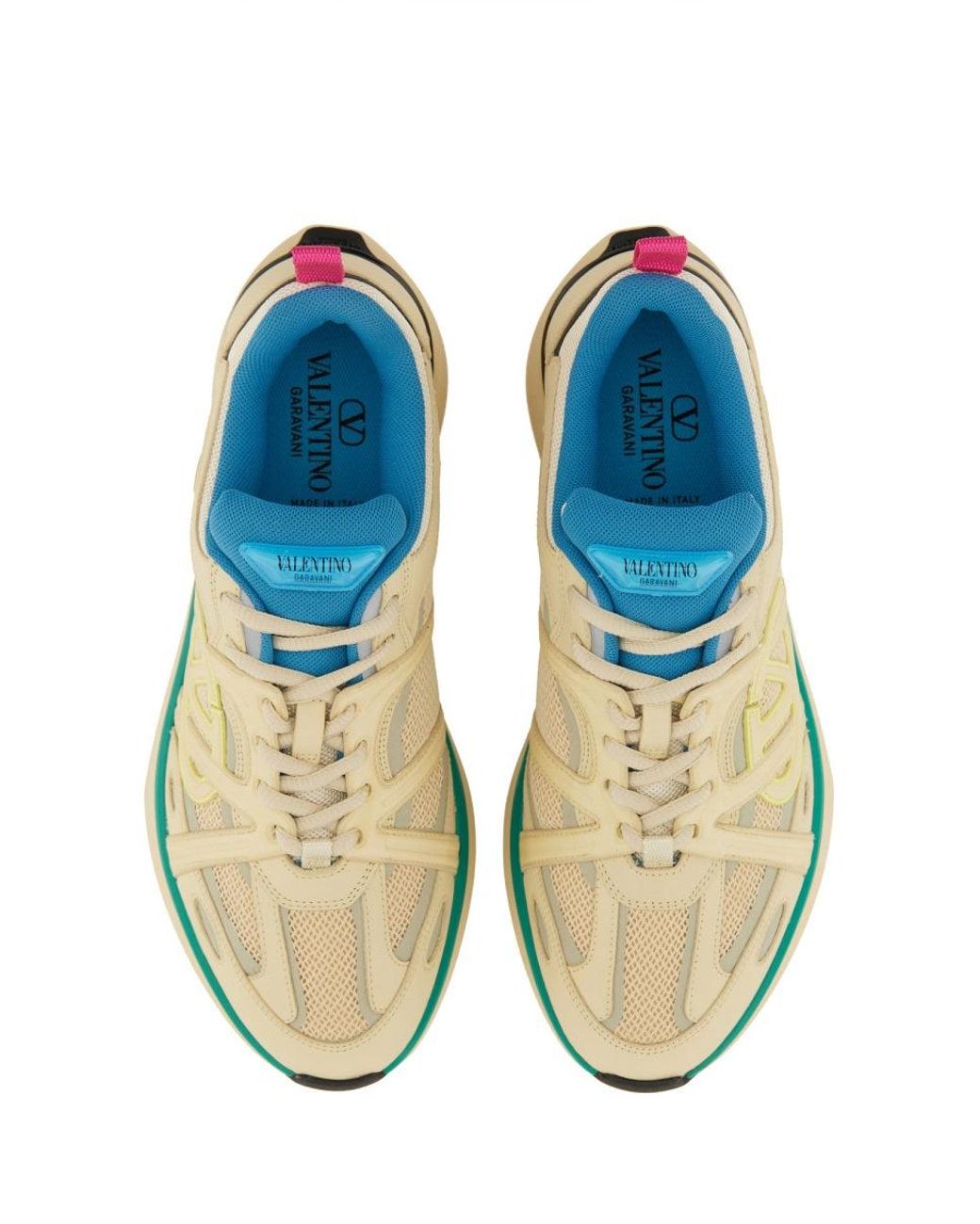 Valentino Garavani Blue Vlogo Easyjog Low-Top Sneaker for men