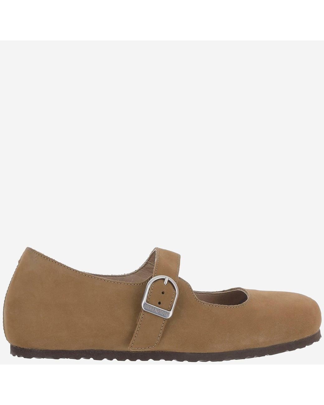 Birkenstock Brown Santa Clarita Leather Flats