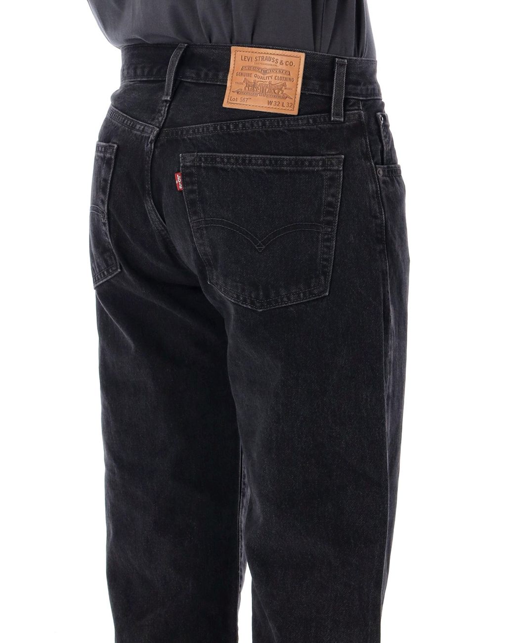 Levi's Black Wash-Finished Denim Jeans For Fw26