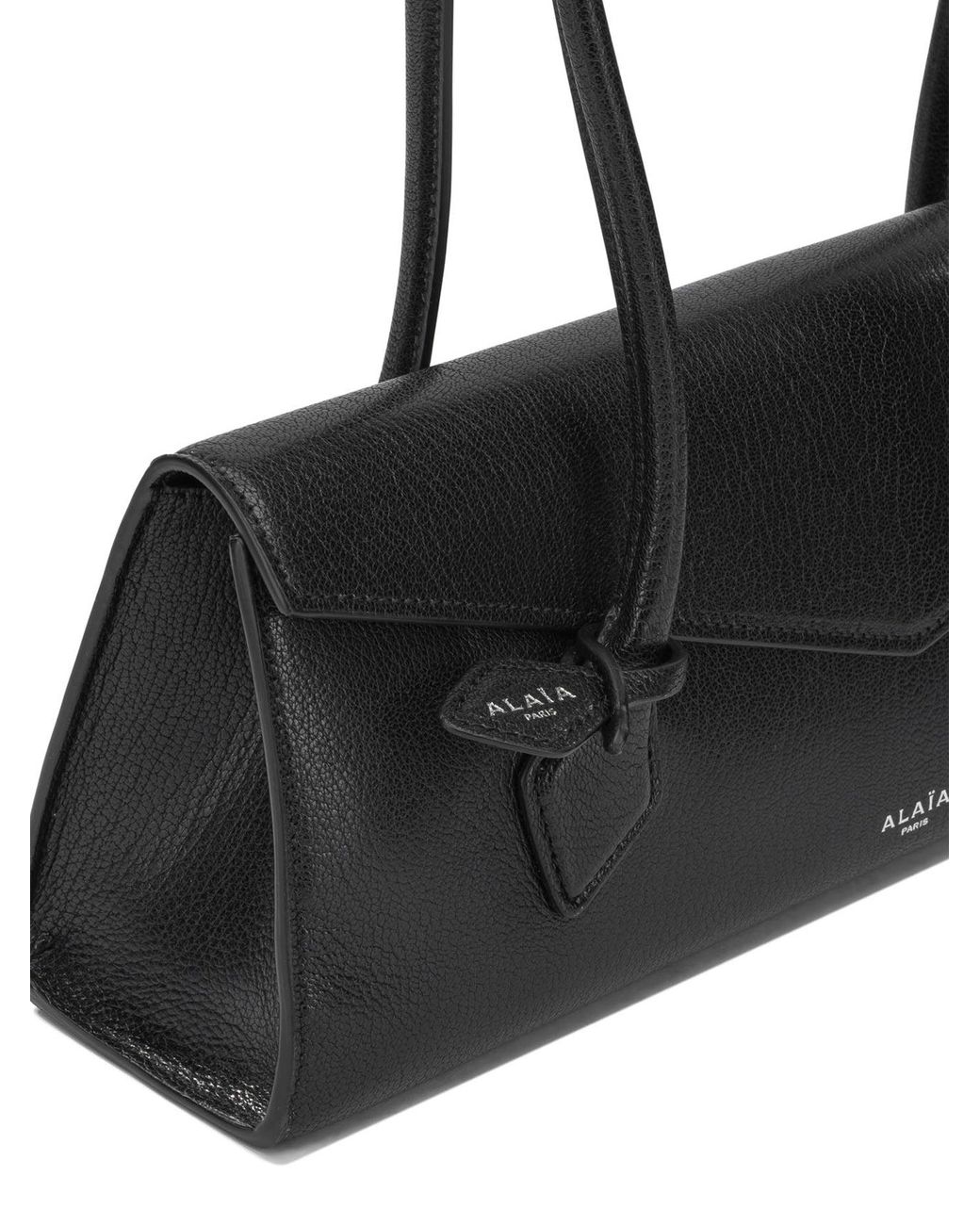 Alaïa Black "Le Teckel Flap" Medium Shoulder Bag