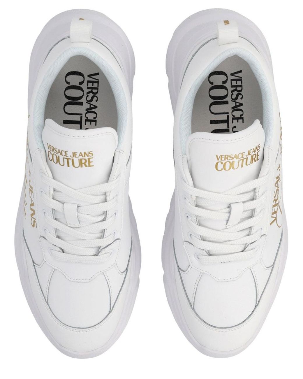 Versace Jeans Couture White Sneaker Con Logo