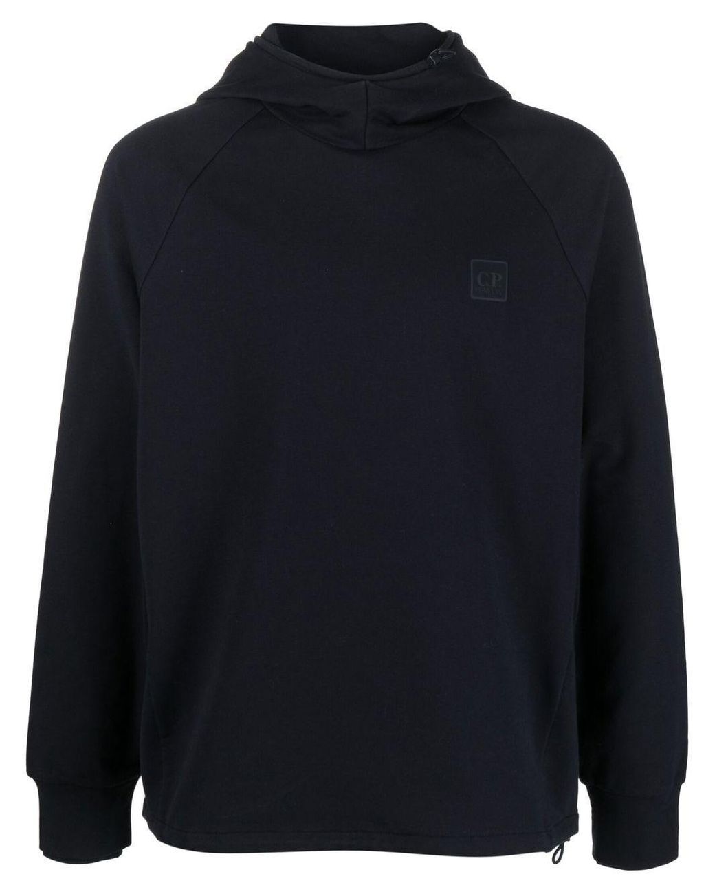 C P Company Blue Mixed Hoodie for men