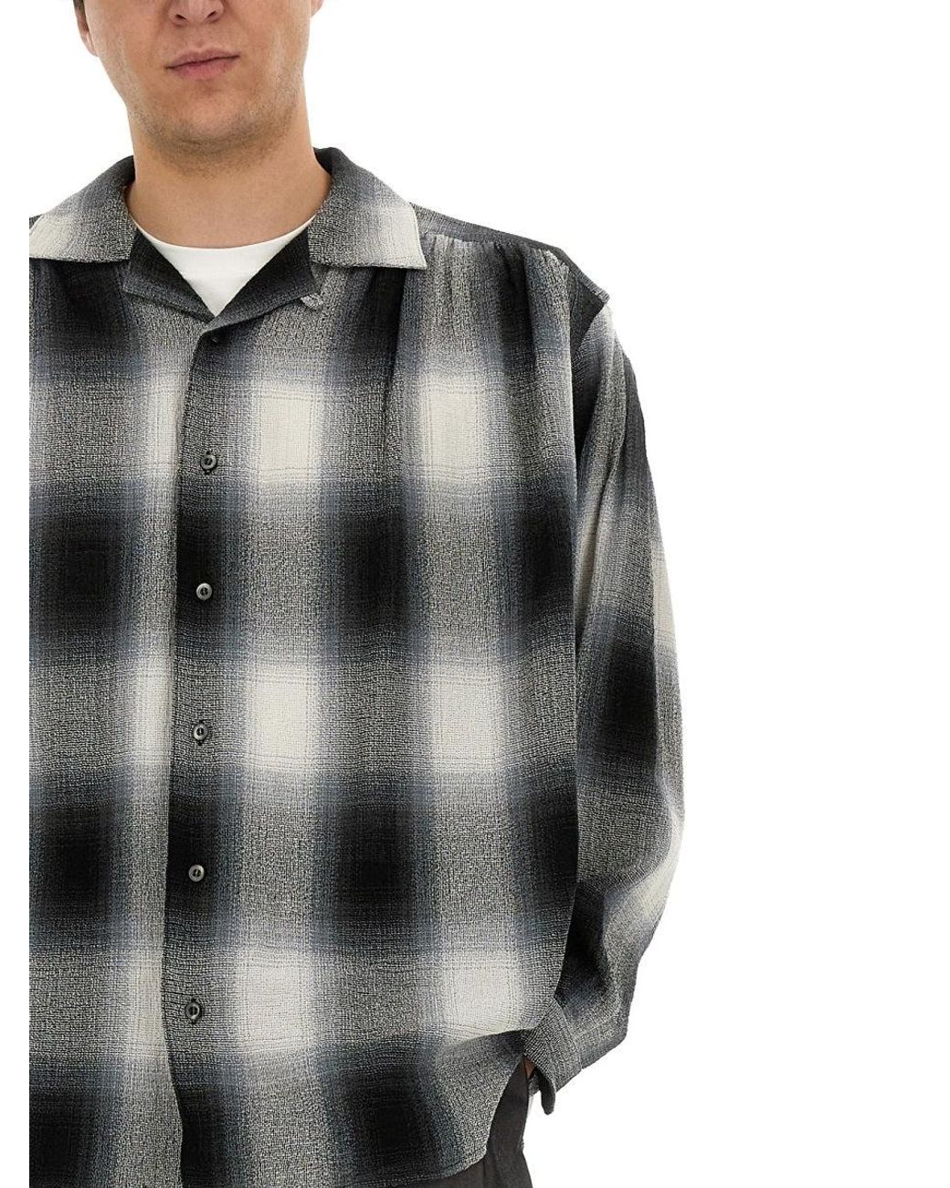 A.I.E. Black Cotton Shirt for men
