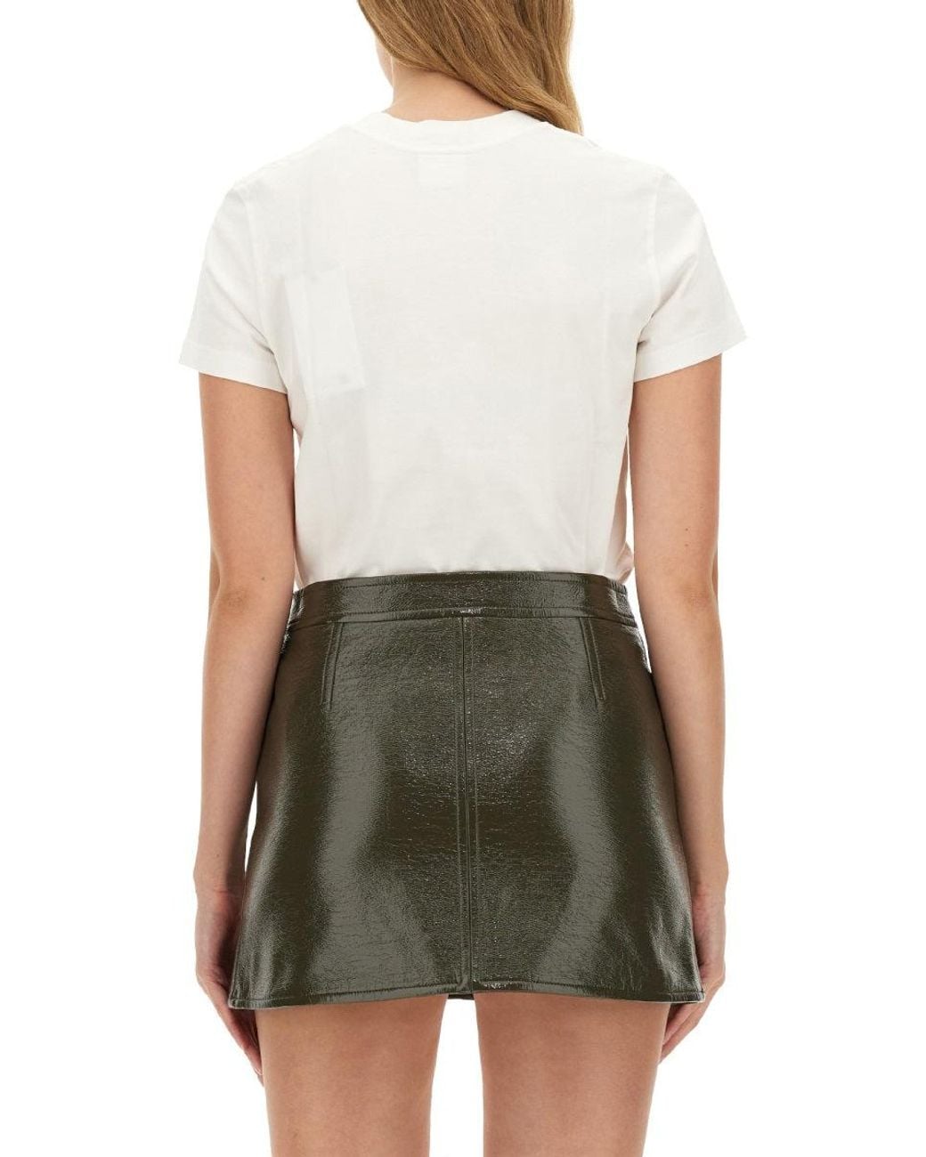 Courreges White Cotton T-Shirt for men