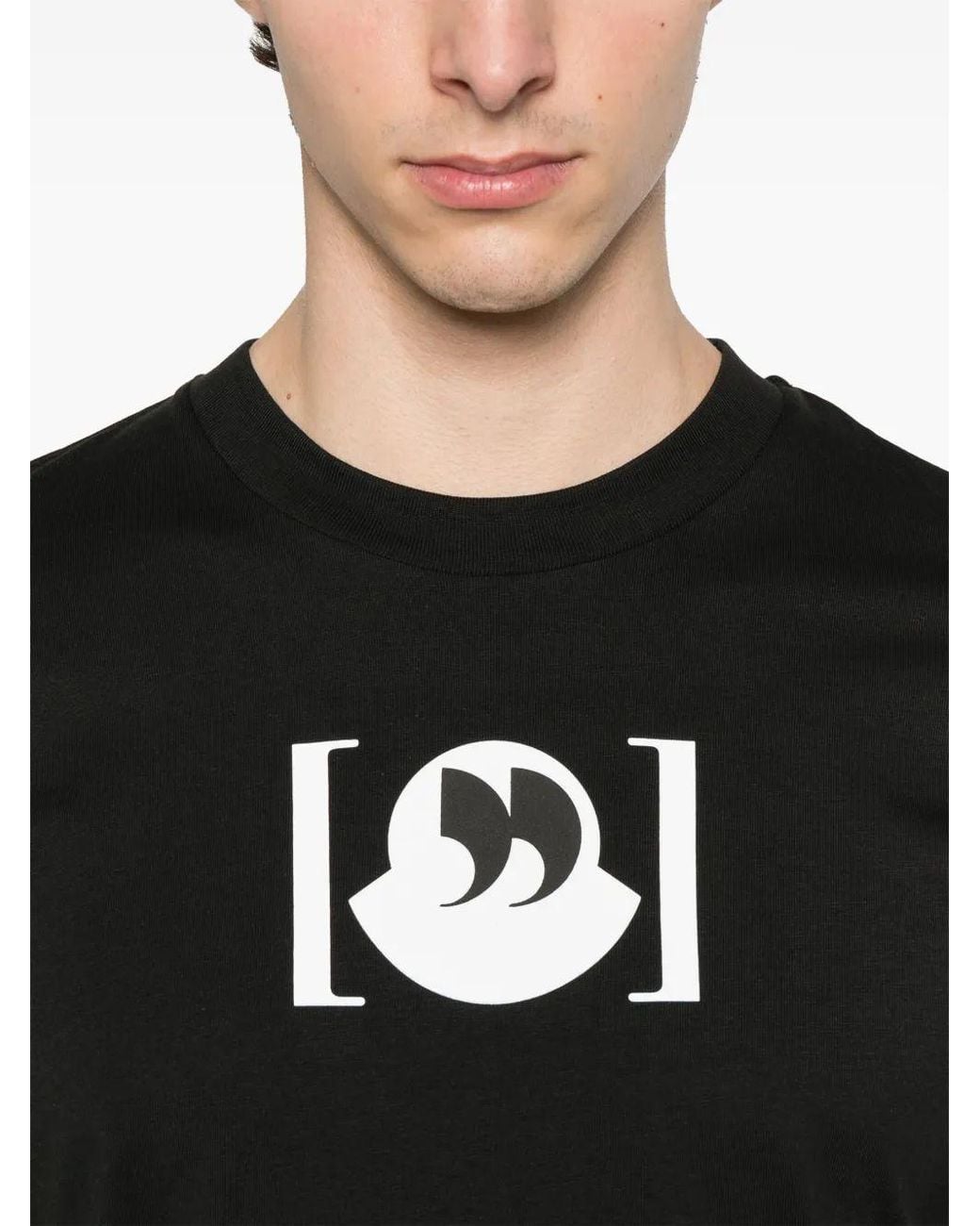 Moncler Black Ss T Shirt for men