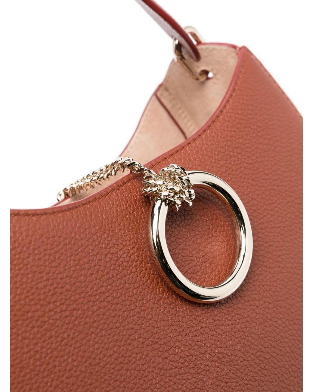 Chloé Brown Arlène Leather Crossbody Bag