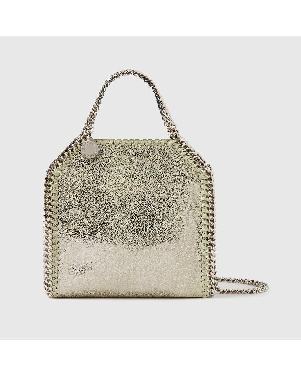 Stella McCartney Metallic Tiny Falabella Two Way Tote Bag