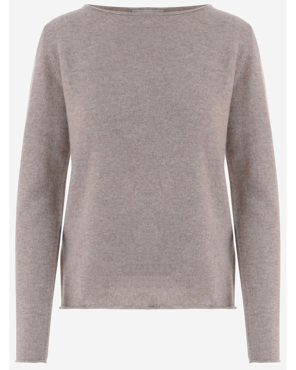 Allude Gray Cashmere Sweater