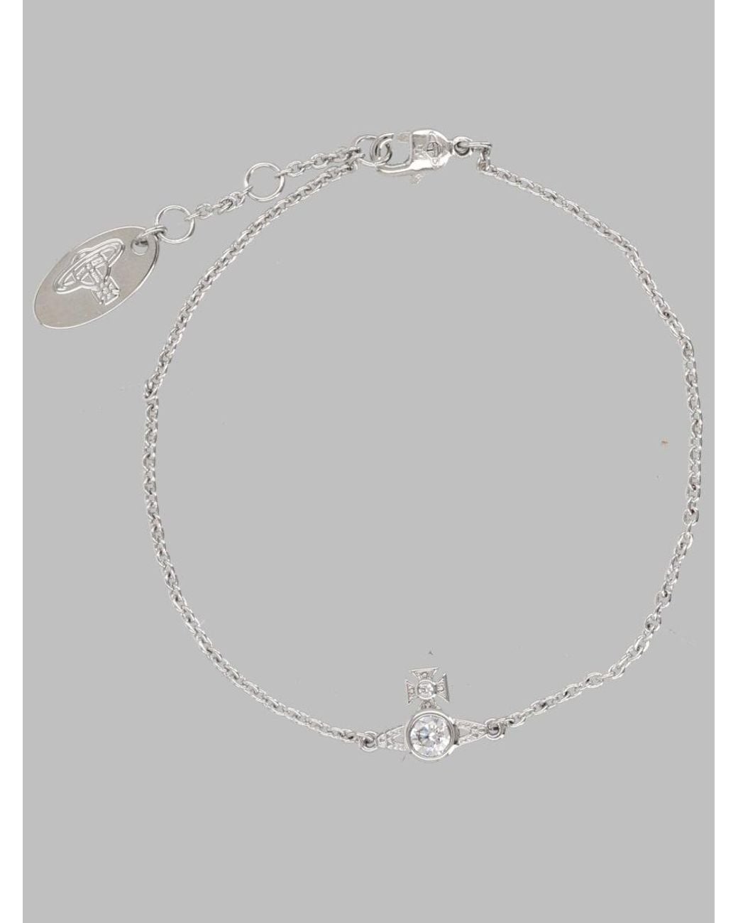 Vivienne Westwood Gray Orb Detail Bracelet For