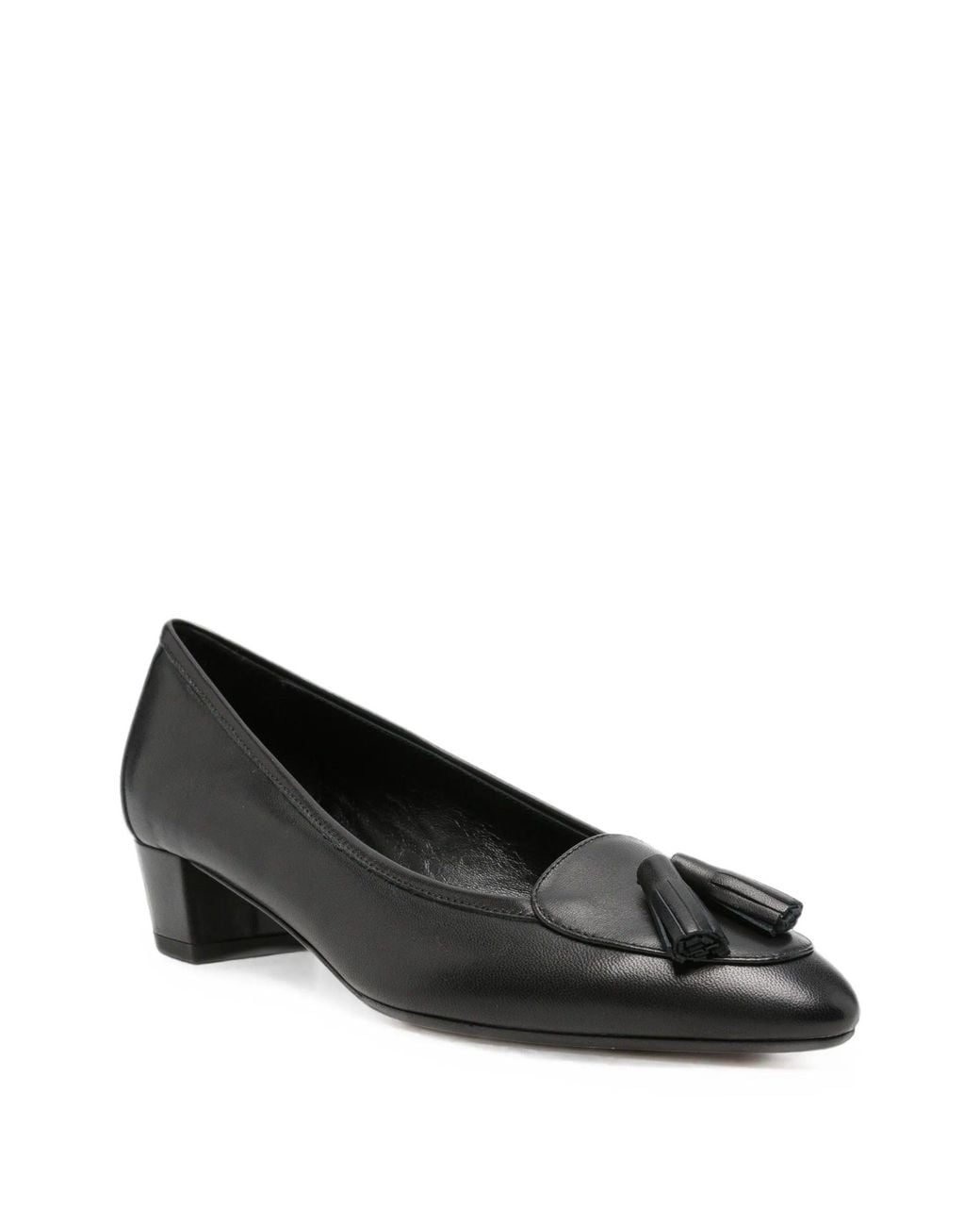 Aeyde Black Valentine Tassel Nappa Leather