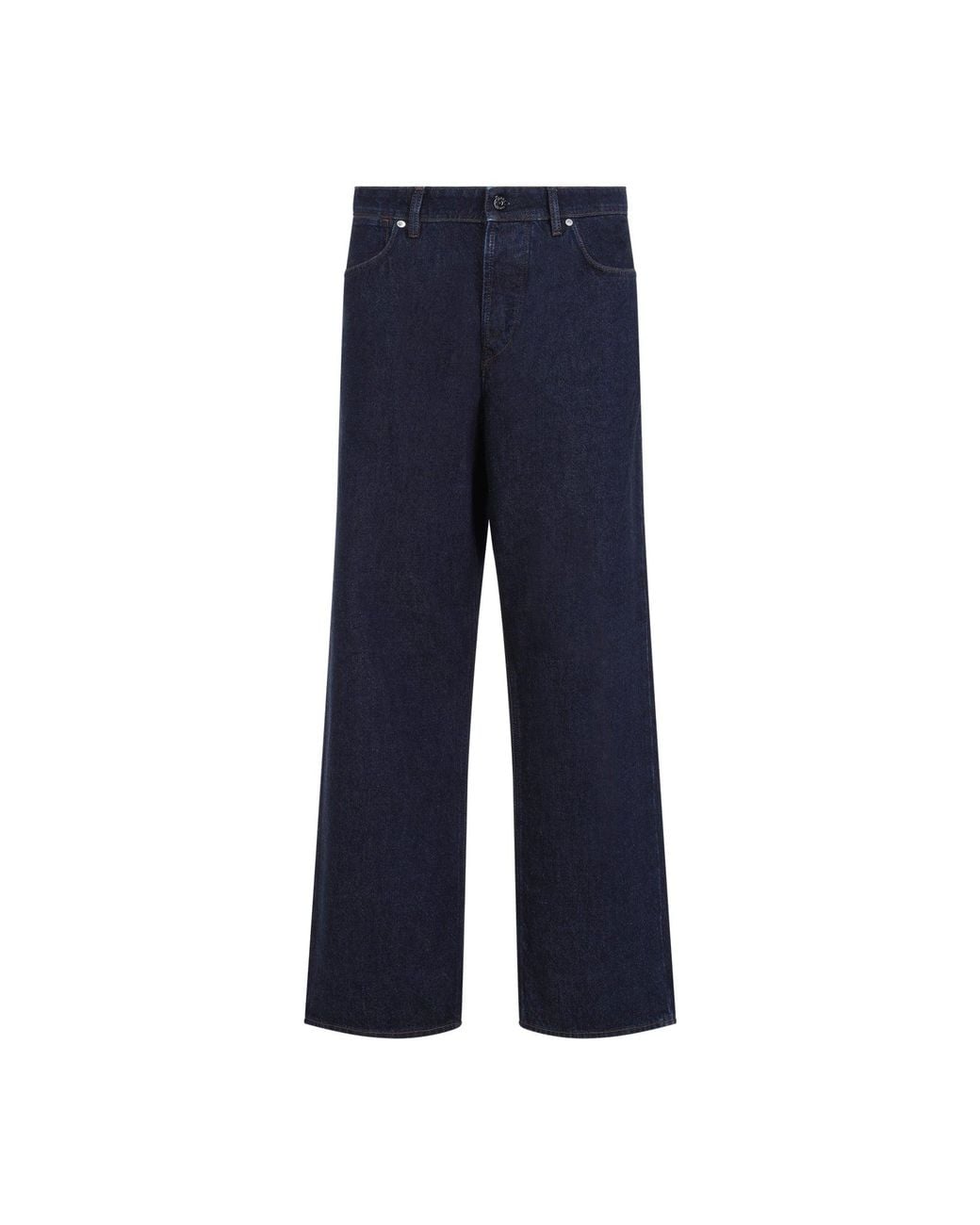 Stone Island Blue Cotton Jeans for men
