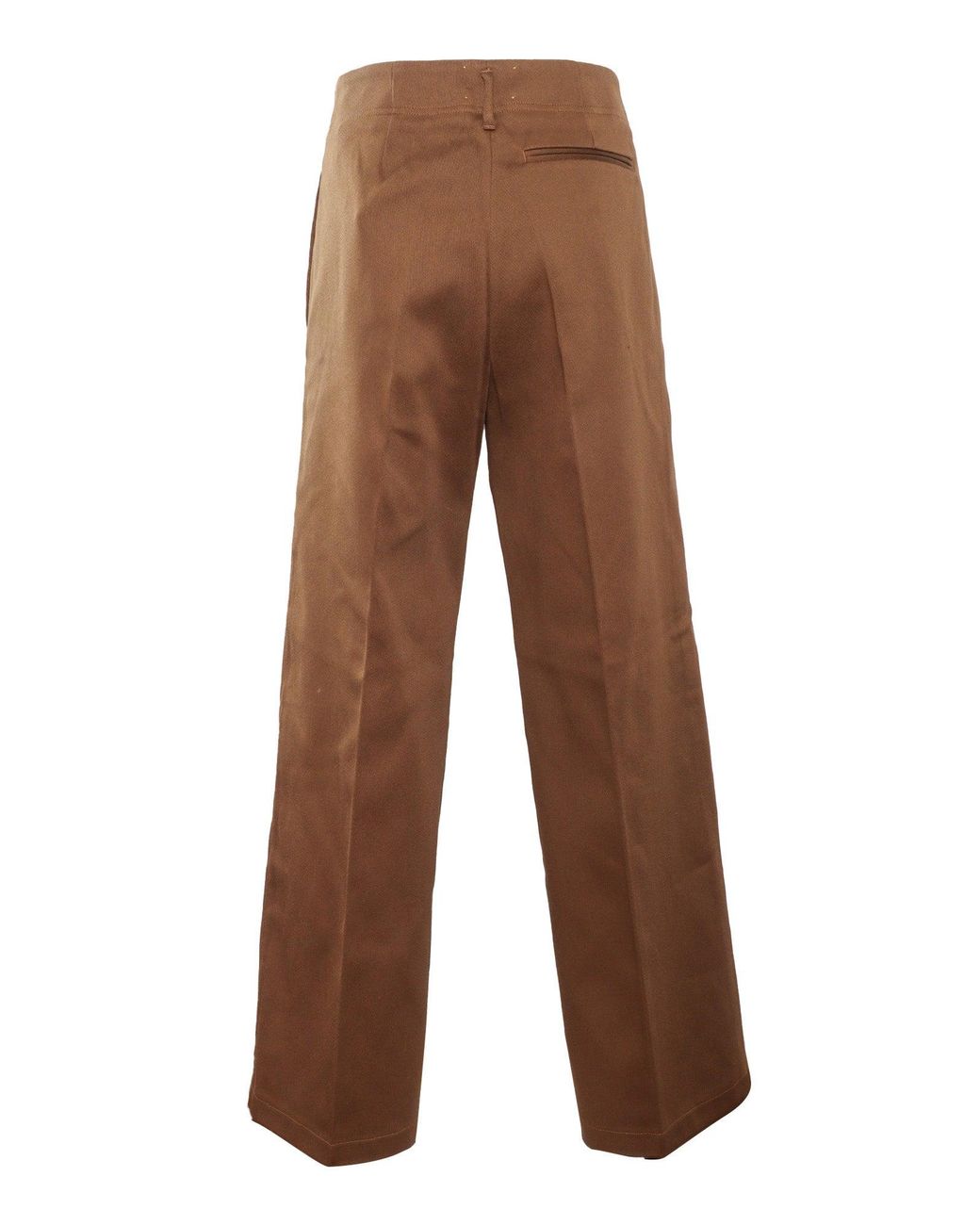 Forte_forte Brown Stretch Leggings With Heavy Cotton Cover