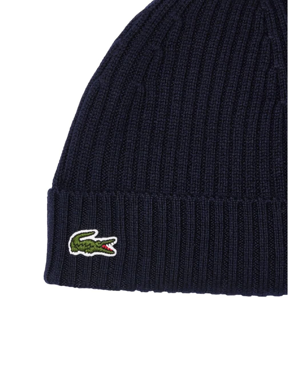 Lacoste Blue Knitted Caps